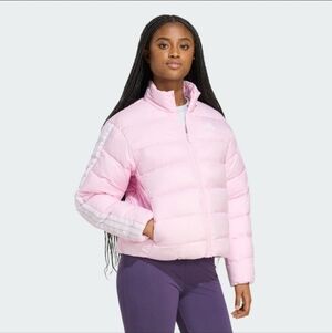 Adidas Women’s CLIMAWARM Essentials 3-Stripes Puffer Jacket Synthetic Down Coat
